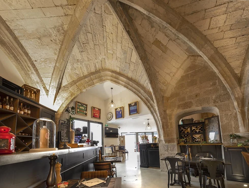 La voûte de l’ancienne église du couvent des Jacobins