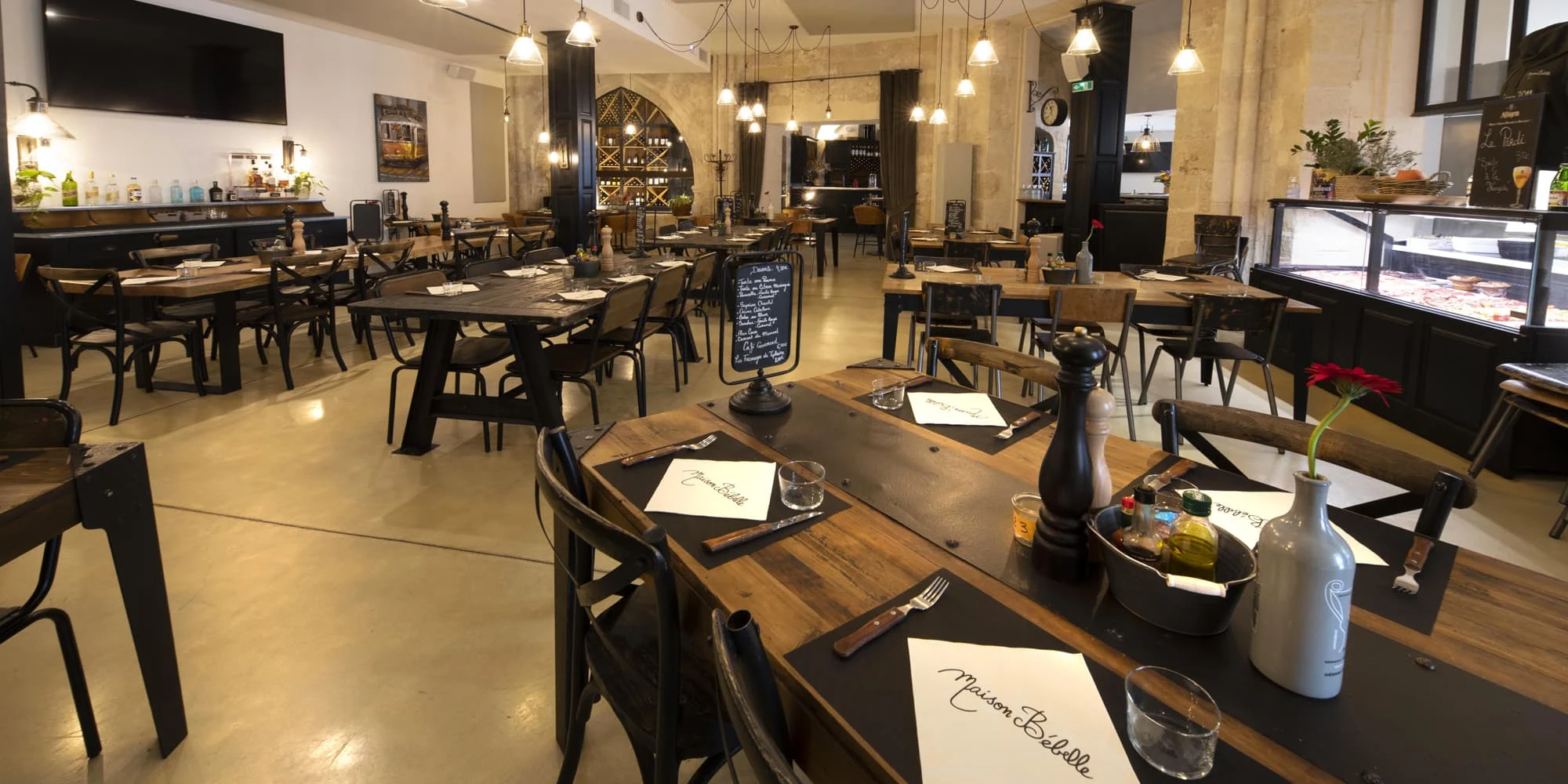 La salle du restaurant